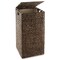 Casafield Laundry Hamper with Lid and Removable Liner Bag, Woven Water Hyacinth Square Laundry Basket Sorter for Clothes and Towels